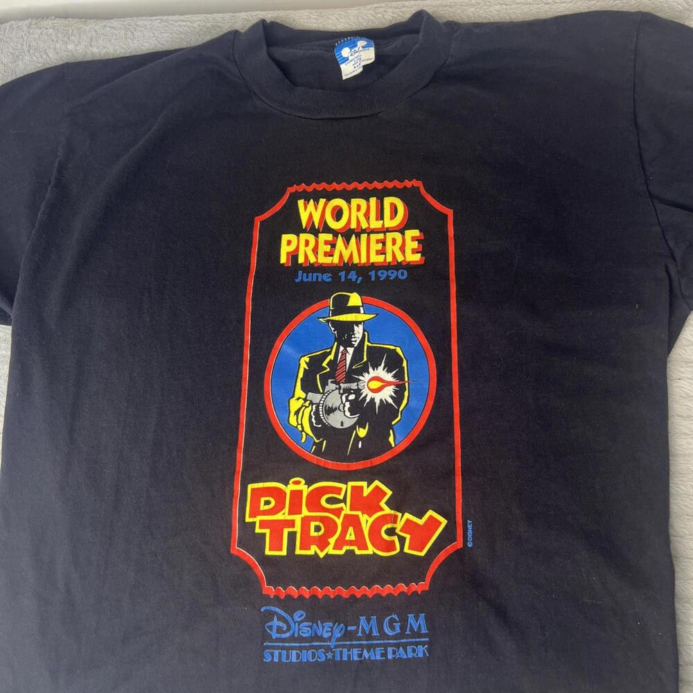 Disney’s Dick Tracy MGM Studios Vintage 1990 T-shirt X-Large RARE - DISNEY HIT